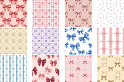 Pink Bow Coquette Digital Paper Patt, a Pattern Graphic by Wow Magic (Thumbnail 3 of 3)