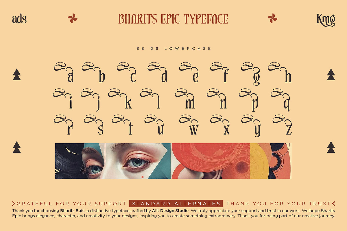 Bharits Epic Typeface, a Serif Font by alit design (Photo 18 of 20)