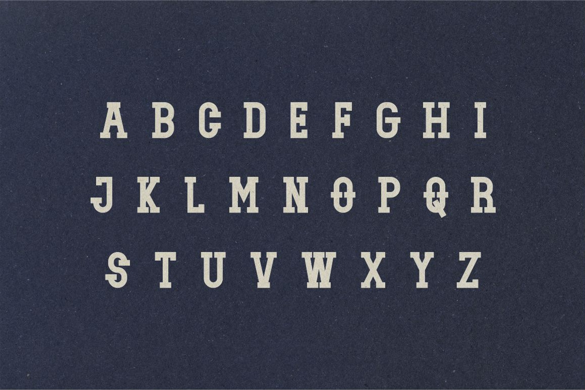 Bofande slab font, a Slab Serif Font by suhadidesign (Photo 11 of 12)
