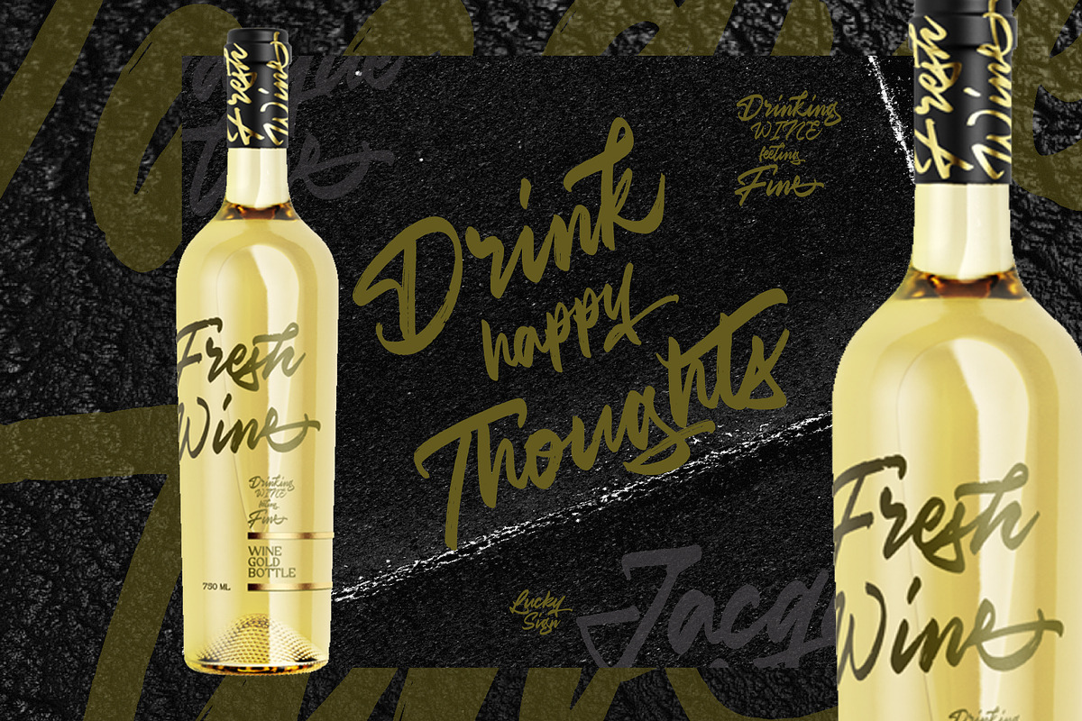 Jacqueline Brush Urban Font, a Script Font by Rocket Template (Photo 9 of 15)