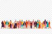 Group of people set. Diversity, a Person Illustration by Stafeeva (Thumbnail 3 of 4)