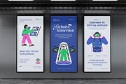 Metaverse Technology Illustration, a Technology Illustration by Creative Stall (Thumbnail 3 of 9)