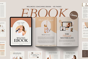 LINEA Wellness Ebook Template CANVA