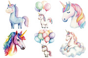 Unicorn Clipart, an Illustration by CitraGraphics (Thumbnail 2 of 5)
