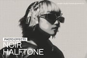 Noir Halftone Photo Effect, a Layer Style Add-On by iDoodle Studio (Thumbnail 1 of 4)