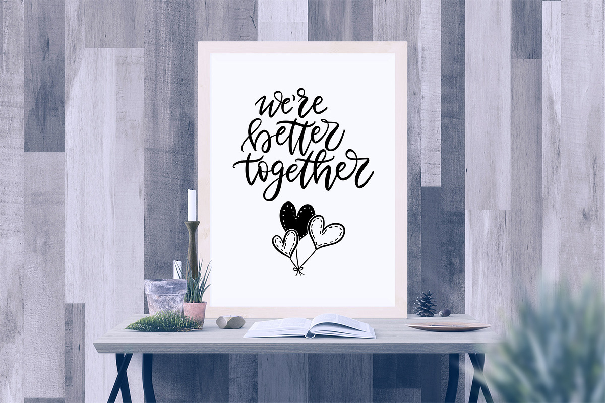 You + Me: hand drawn design kit, an Object Graphic by Gray Cat Graphics (Photo 6 of 21)