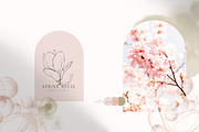 Magnolia Line Art collection, a Texture Illustration by Tiana Geo (Thumbnail 8 of 16)