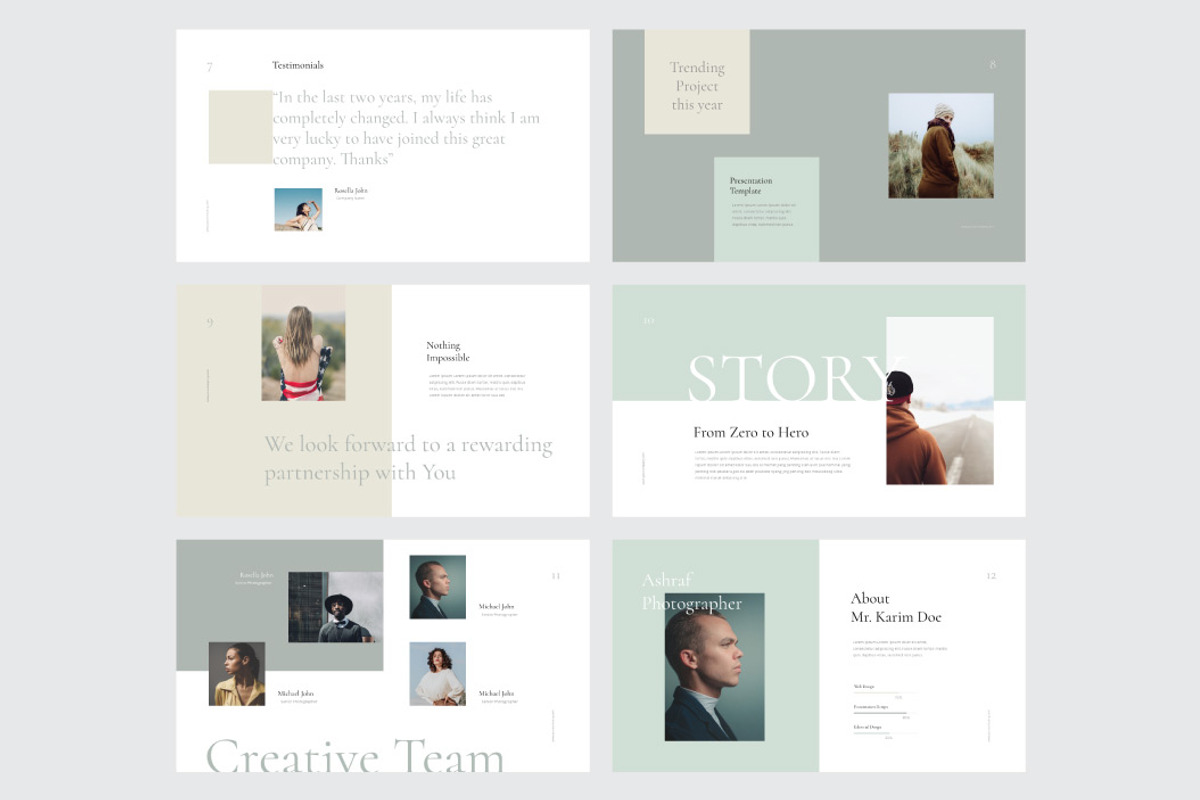 ASHRAF - Google Slide Template, a Presentation Template by Shafura