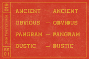 VT BASKAR - Vintage Font, a Slab Serif Font by ViactionType (Thumbnail 5 of 12)