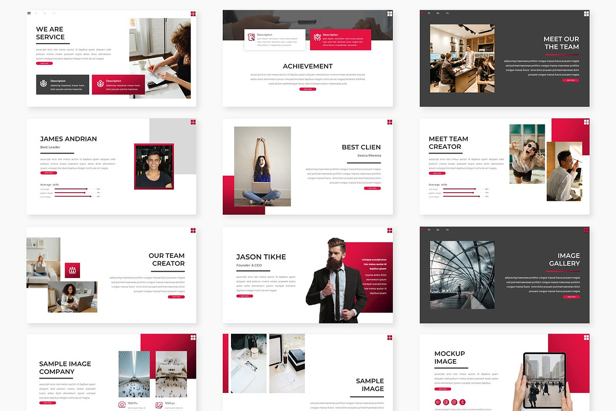 Tikhe - Powerpoint Template, a Presentation Template by AQR Studio