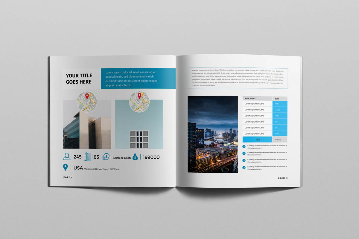 Square Realestate/Architecture Broch, a Brochure Template by New Lines (Photo 4 of 13)