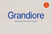 Grandiore Modern Sans Serif Font, a Sans Serif Font by UICreative (Thumbnail 1 of 13)
