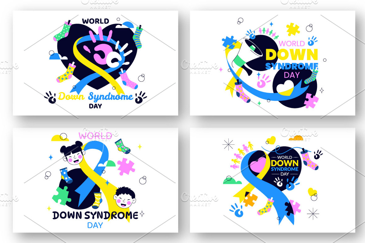 10 World Down Syndrome Day, a Person Illustration by denayunebgt (Photo 2 of 4)
