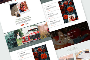 Showit Website Template - Sonora