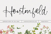 Houstonfield//Modern Script Font, a Handwritten Font by PeachCreme (Thumbnail 13 of 13)