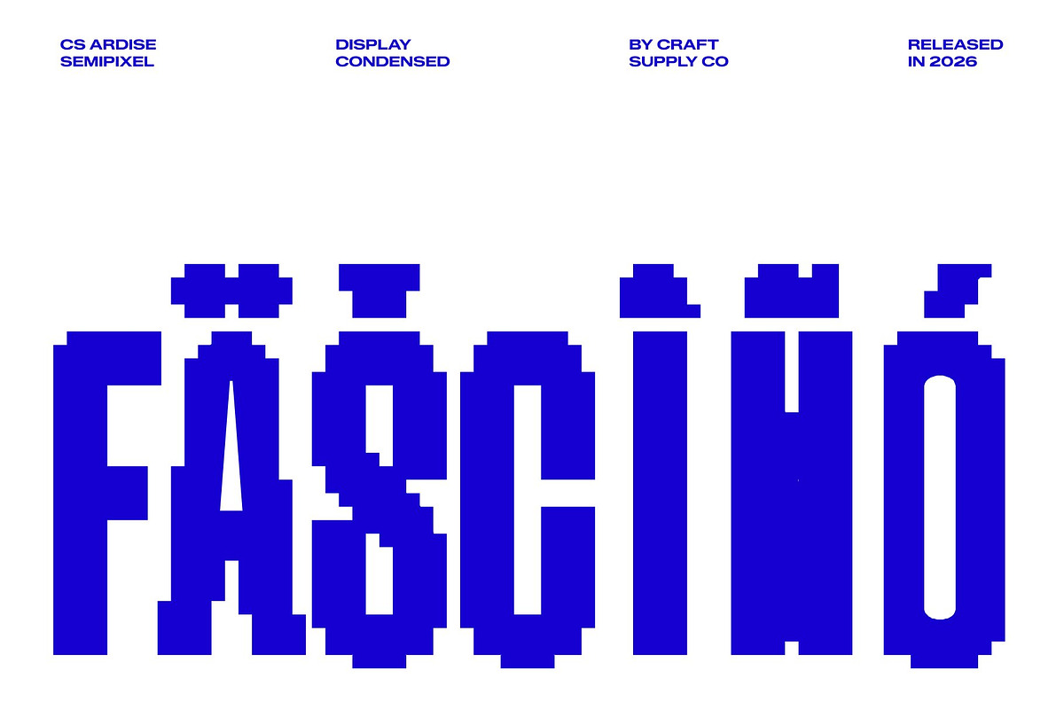 CS Ardise Semipixel, a Sans Serif Font by Craft Supply Co. (Photo 7 of 8)