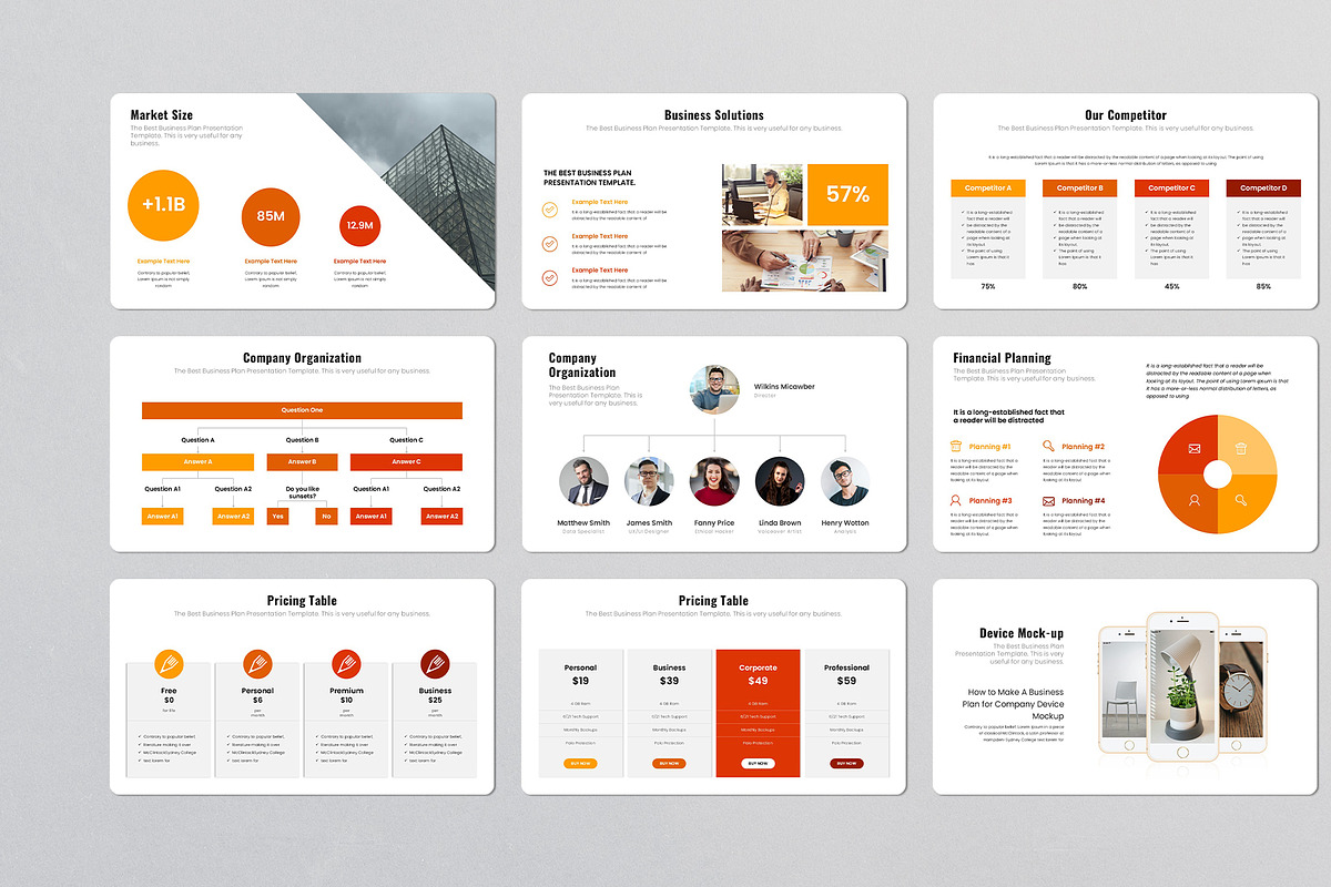 Business Plan PowerPoint Template, a Presentation Template by Design Vault (Photo 5 of 8)