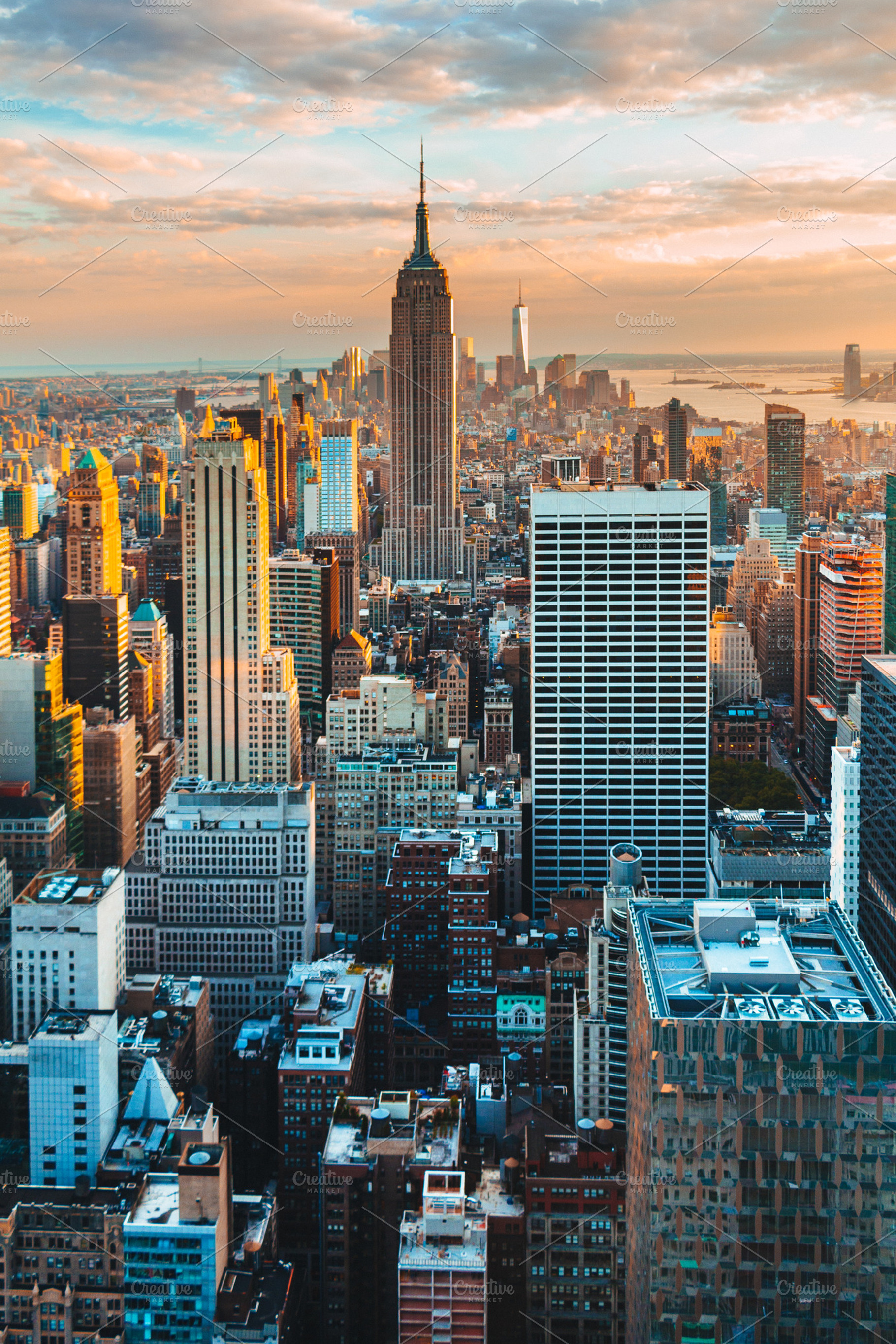 Manhattan new york city stock photo containing manhattan and new york, an Architecture Photo by FunkyMedia