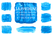 Blue oil  painted textures clip art, a Texture Graphic by mcherevan (Thumbnail 1 of 3)