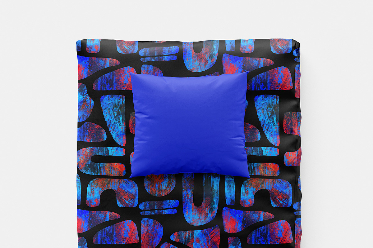 Blue Red Stones, a Wallpaper Graphic by MalyskaStudio (Photo 5 of 11)