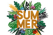 Tropical Leaves Stamps | Procreate, a Brush Add-On by OkayAnnie Designs (Thumbnail 3 of 7)