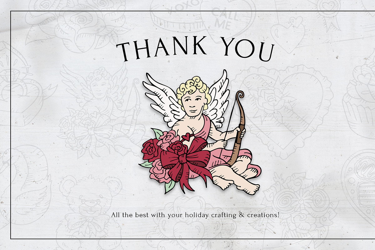 Hand Drawn Valentine's Day Images, a Seasonal Illustration by H&C Drawings & Designs (Photo 15 of 15)