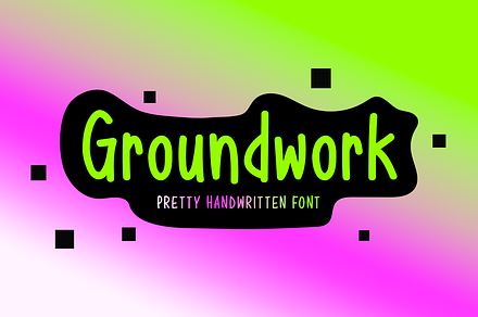Groundwork Typeface
