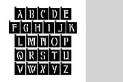 GEOMETRY FONT / HÌNH HỌC FONT, a Sans Serif Font by HaiHoa (Thumbnail 4 of 11)