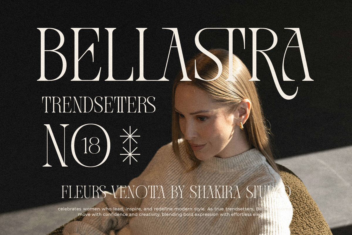 Elegant Modern - Fleurs Venotta, a Serif Font by Shakira Studio (Photo 4 of 10)