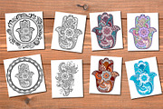 HAMSA SET, an Object Graphic by Katika Shop (Thumbnail 1 of 4)