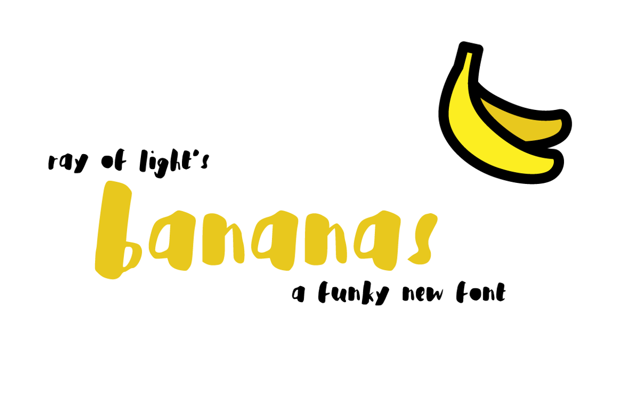 Bananas Brush Font