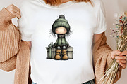 Whimsical Christmas Doll Clipart, an Icon by Canvas Craft (Thumbnail 7 of 7)