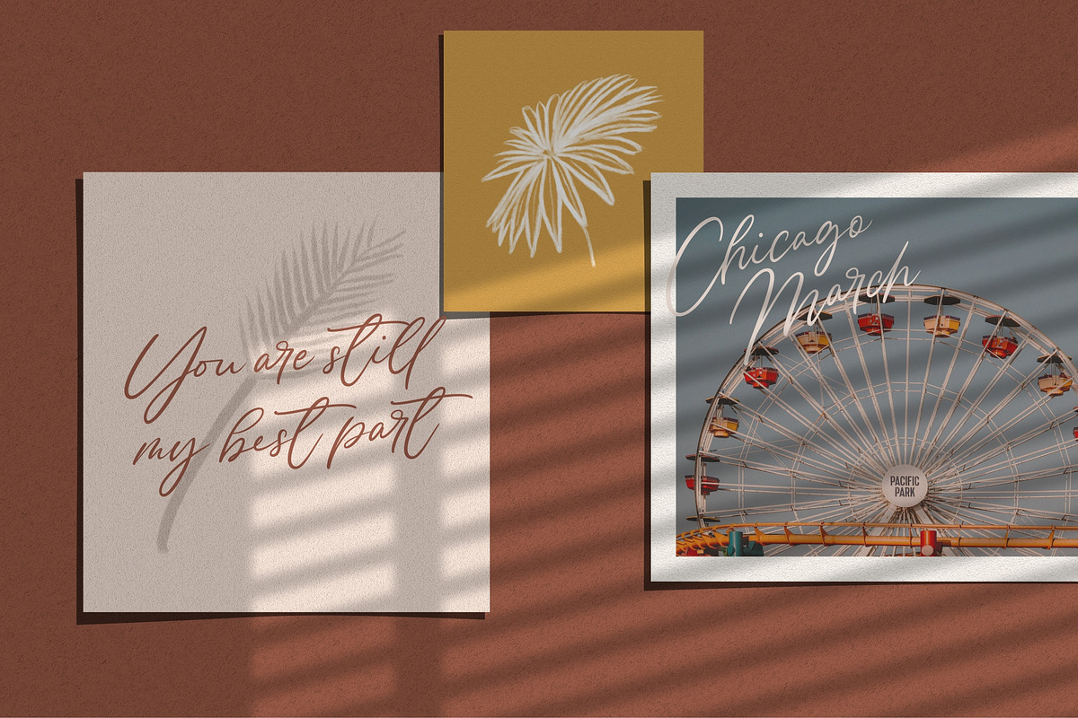 Sunpalm Addict | Modern Calligraphy, a Script Font by YdhraStudio (Photo 12 of 22)