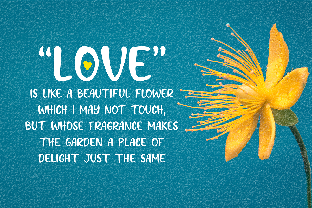 Hoecake a Playful Display Font, a Sans Serif Font by Vilogsign (Photo 6 of 8)