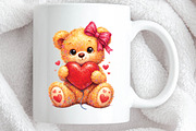 Valentine Teddy Bear Png, Valentines, an Illustration by DreamPrint404 (Thumbnail 2 of 6)