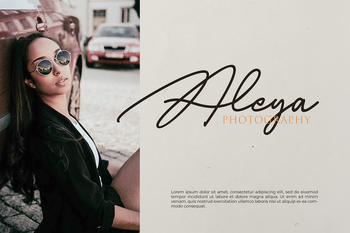 Demather Script, a Sans Serif Font by khurasan (Photo 2 of 6)