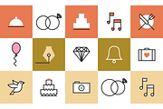 Wedding Icons, an Outline Icon by Marmalade Moon (Thumbnail 5 of 6)