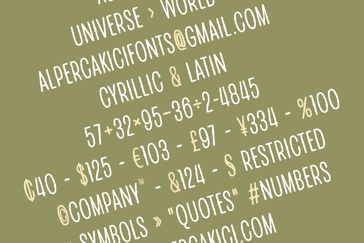 Monstrous Handwritten Typeface, a Handwritten Font by alpercakici (Photo 6 of 16)