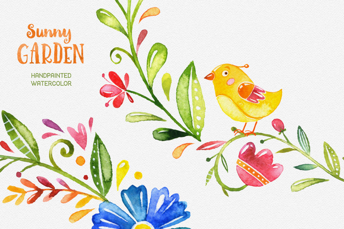 -25% Sunny Garden. Floral Bundle, a Decorative Illustration by StarJam (Photo 5 of 11)