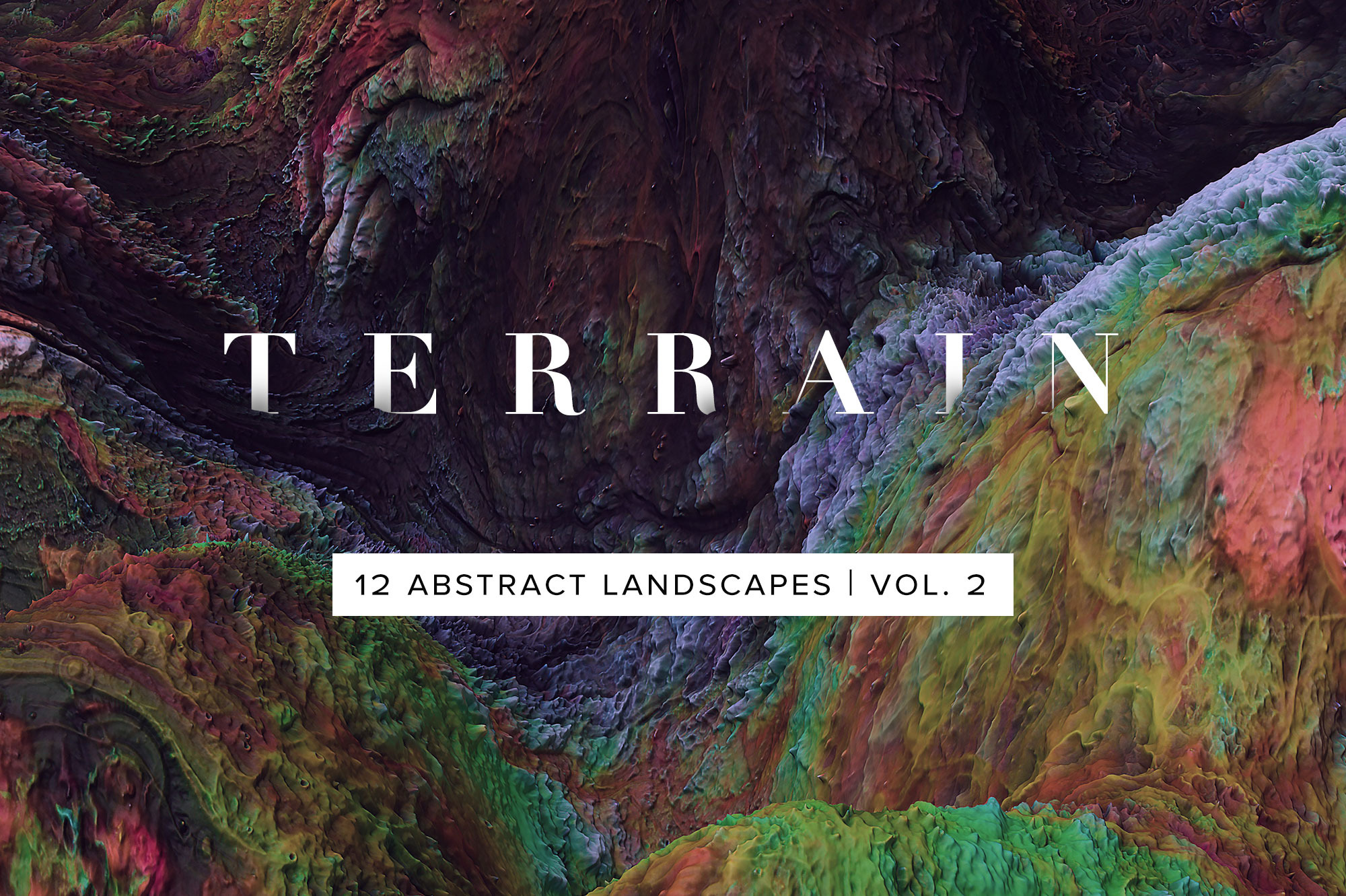 Terrain, Vol. 2: Abstract Landscapes, a Texture Graphic by Chroma Supply