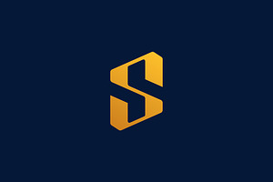 S letter unique logo design, a Branding & Logo Template by Amadul11