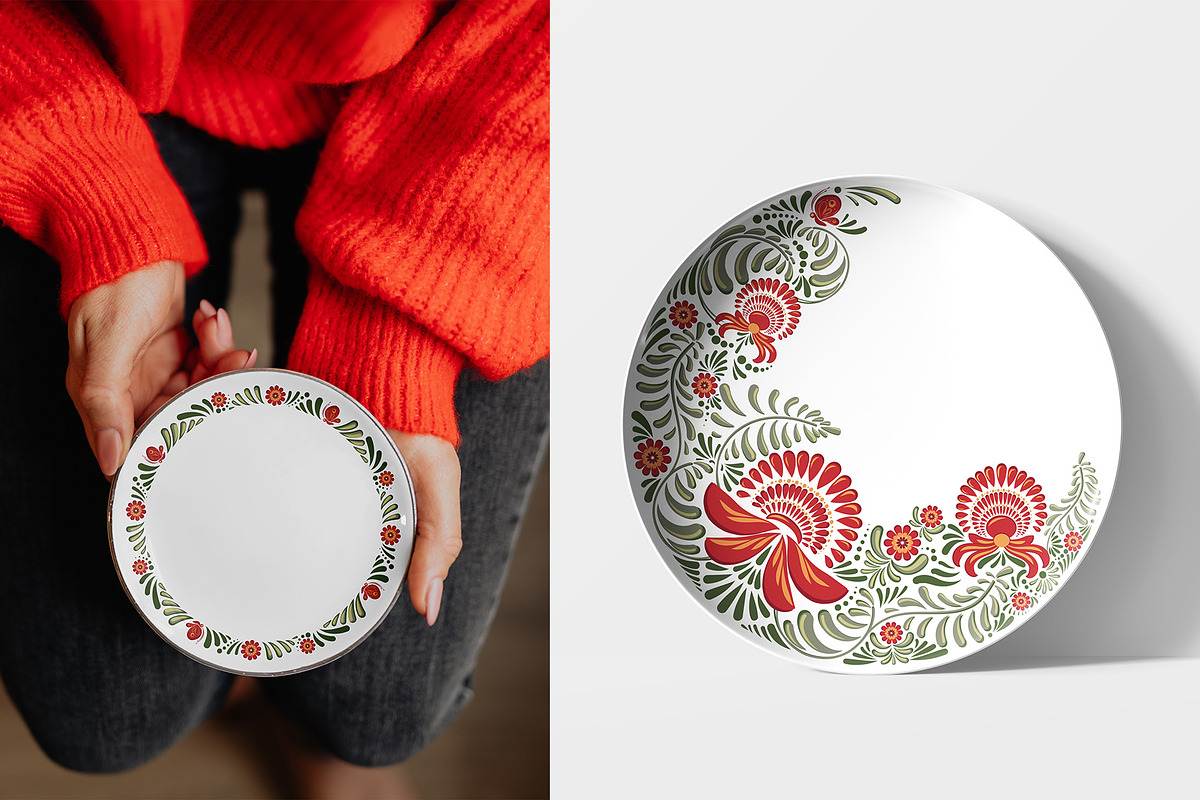 PETRYKIVKA - Ukranian folk art, an Illustration by Evgenia Pichkur (Photo 5 of 15)