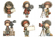 Film Kids Mane Clipart, an Illustration by Daily.Designs (Thumbnail 5 of 5)