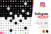 Instagram Icons, a Social Media Template by karnofff (Thumbnail 1 of 6)