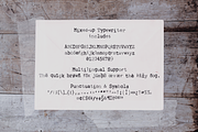 Mixed-up SVG Typewriter Font, a Serif Font by Ana's Fonts (Thumbnail 2 of 9)