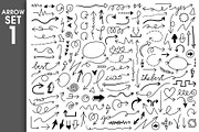 Big Vector Arrows and Dividers Set, a Decorative Illustration by Pingebat (Thumbnail 2 of 6)