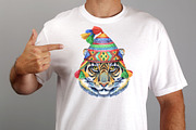 Cute watercolor tigers. Part 8, an Object Graphic by Watercolor fantasy (Thumbnail 3 of 4)