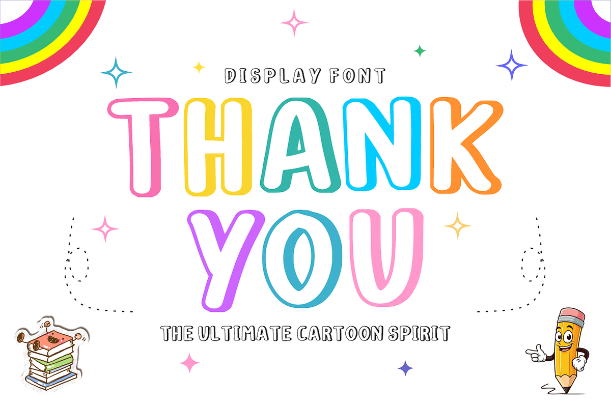 Playful Comic - Cartoon Display Font, a Sans Serif Font by KiddoGlyphs Studio (Photo 3 of 3)