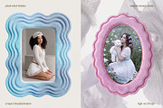 Funky 3D Wavy Frames Y2K Aesthetic, an Object Graphic by OliaMuseDesign (Thumbnail 2 of 7)