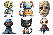 Halloween Gothic Voodoo Doll Clipart, an Illustration by Craft Nest (Thumbnail 5 of 6)